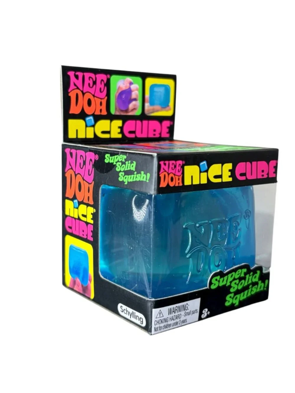 Viral NeeDoh Nice Cube and Nice Ice Baby Bundle BLUE NEW